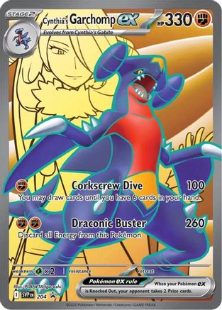Cynthia's Garchomp ex 204 - Promo - Holofoil