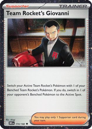 Team Rocket's Giovanni (Cosmos Holo) 174 - Uncommon - Holofoil
