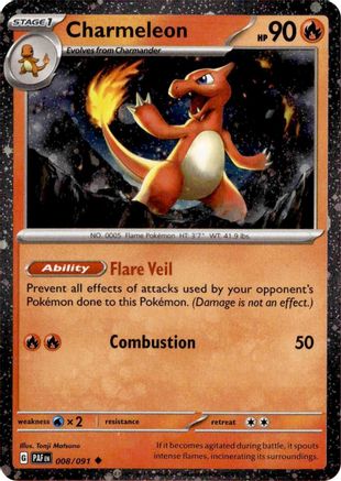 Charmeleon 008/091 - Uncommon - Holofoil