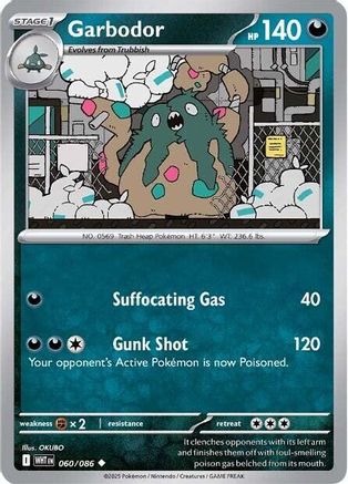 Garbodor 060/086 - Uncommon - Reverse Holofoil