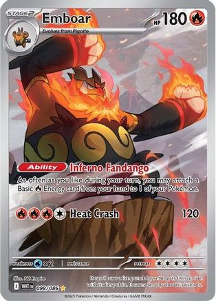 Emboar 098/086 - Illustration Rare - Holofoil