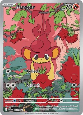 Pansear 099/086 - Illustration Rare - Holofoil