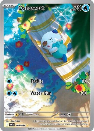 Oshawott 105/086 - Illustration Rare - Holofoil