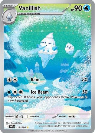 Vanillish 112/086 - Illustration Rare - Holofoil