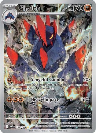 Gigalith 129/086 - Illustration Rare - Holofoil