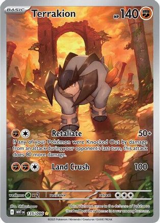 Terrakion 135/086 - Illustration Rare - Holofoil