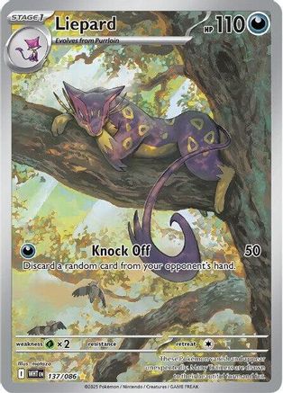 Liepard 137/086 - Illustration Rare - Holofoil
