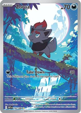 Zorua 142/086 - Illustration Rare - Holofoil