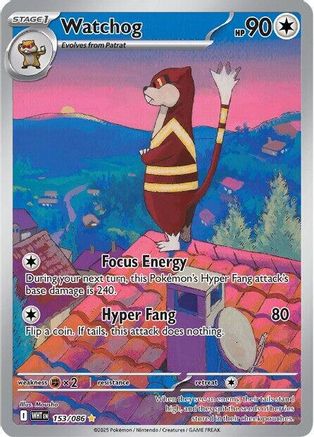 Watchog 153/086 - Illustration Rare - Holofoil