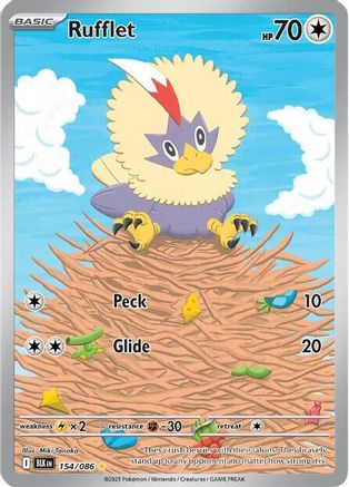 Rufflet 154/086 - Illustration Rare - Holofoil