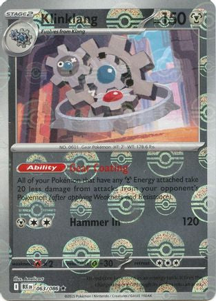 Klinklang (Poke Ball Pattern) 063/086 - Rare - Holofoil