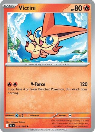 Victini 012/086 - Rare - Reverse Holofoil