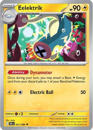 Eelektrik 031/086 - Uncommon - Reverse Holofoil