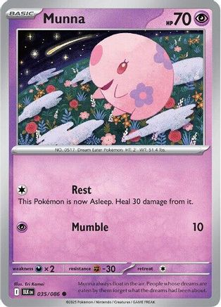 Munna 035/086 - Common - Reverse Holofoil