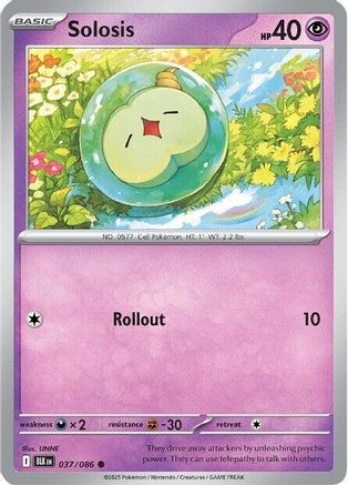 Solosis 037/086 - Common - Reverse Holofoil