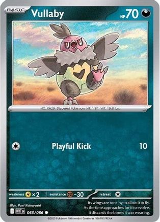 Vullaby 063/086 - Common - Reverse Holofoil