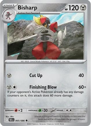 Bisharp 065/086 - Uncommon - Holofoil