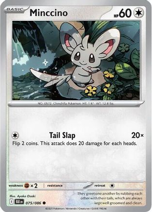 Minccino 075/086 - Common - Reverse Holofoil