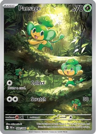 Pansage 089/086 - Illustration Rare - Holofoil