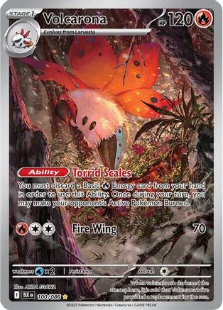 Volcarona 100/086 - Illustration Rare - Holofoil