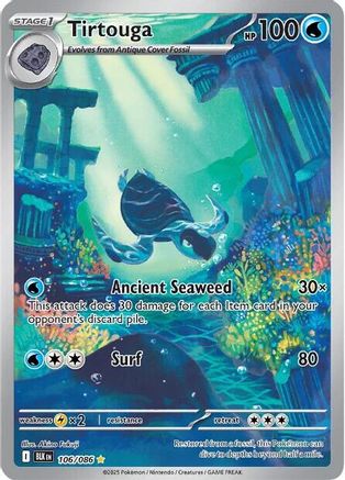 Tirtouga 106/086 - Illustration Rare - Holofoil