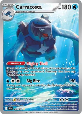Carracosta 107/086 - Illustration Rare - Holofoil