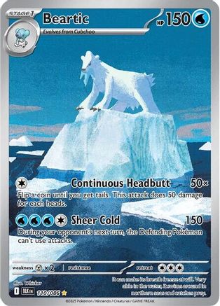 Beartic 110/086 - Illustration Rare - Holofoil