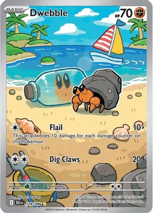 Dwebble 129/086 - Illustration Rare - Holofoil