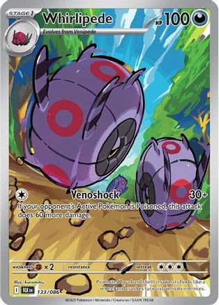 Whirlipede 133/086 - Illustration Rare - Holofoil