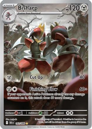 Bisharp 143/086 - Illustration Rare - Holofoil