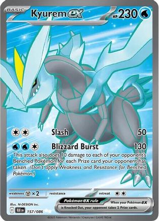 Kyurem ex 157/086 - Secret Rare - Holofoil