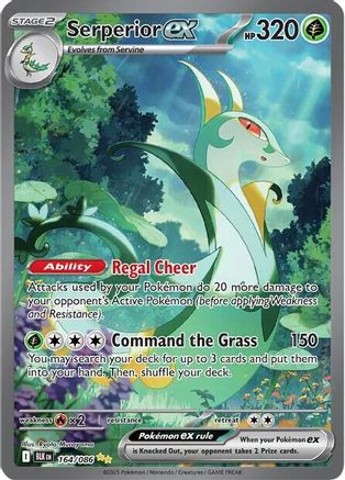 Serperior ex 164/086 - Special Illustration Rare - Holofoil