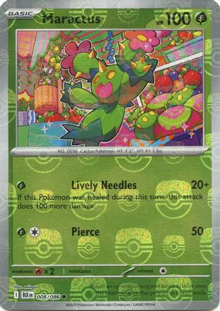 Maractus (Master Ball Pattern) 008/086 - Common - Holofoil