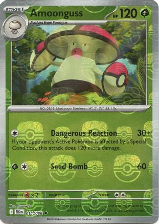 Amoonguss (Master Ball Pattern) 011/086 - Uncommon - Holofoil