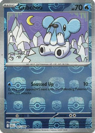 Cubchoo (Master Ball Pattern) 025/086 - Common - Holofoil