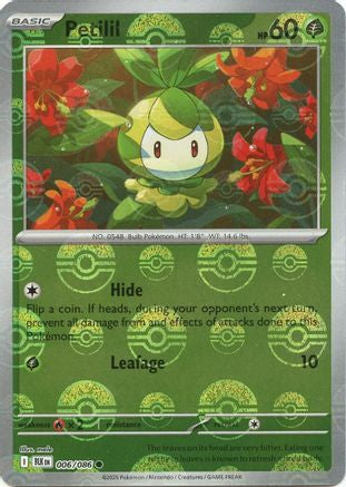 Petilil (Poke Ball Pattern) 006/086 - Common - Holofoil