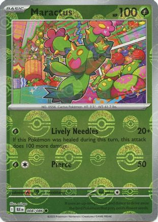 Maractus (Poke Ball Pattern) 008/086 - Common - Holofoil