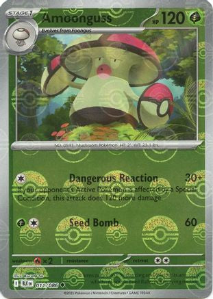 Amoonguss (Poke Ball Pattern) 011/086 - Uncommon - Holofoil