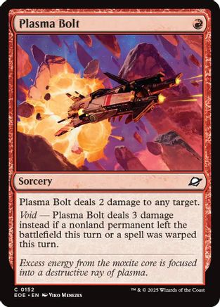 Plasma Bolt (EOE-152) - Edge of Eternities Foil