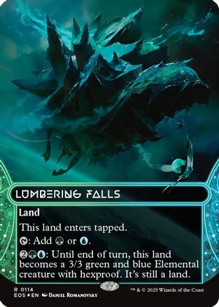 Creeping Tar Pit (0144) (Borderless) (Galaxy Foil) (EOS-144) - Edge of Eternities: Stellar Sights Foil