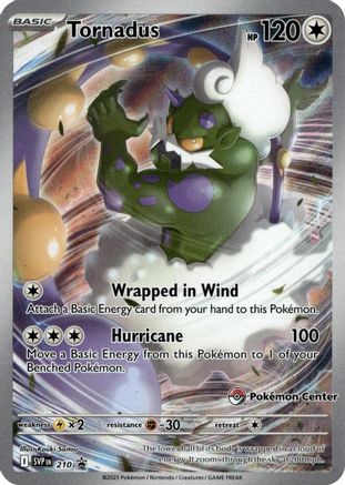 Tornadus 210 - Promo - Holofoil