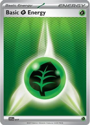 Basic Grass Energy 017 - Common - Reverse Holofoil