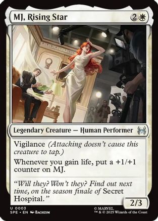 MJ, Rising Star (SPE, MAR-003) - Marvel's Spider-Man: Eternal-Legal Foil