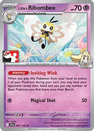 Lillie's Ribombee 067/159 - Rare - Holofoil