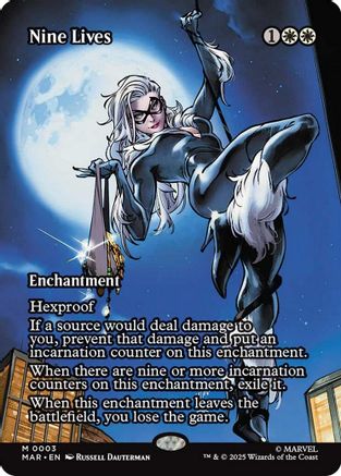Nine Live (Borderless) (MAR-003) - Marvel Eternal-Legal