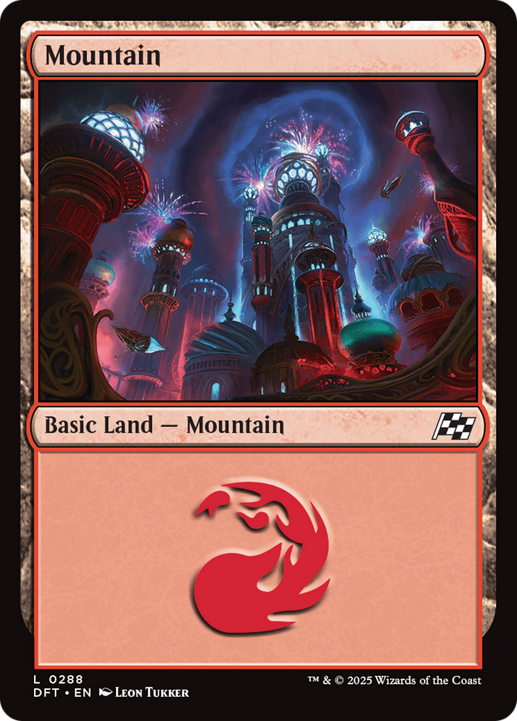 Mountain (0288) (DFT-288) - Aetherdrift Foil