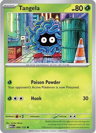 Tangela 006 - Common - Reverse Holofoil