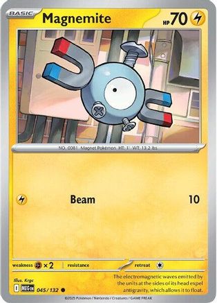 Magnemite 045 - Common - Reverse Holofoil