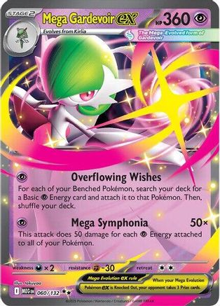 Mega Gardevoir ex 060/132 - Double Rare - Holofoil