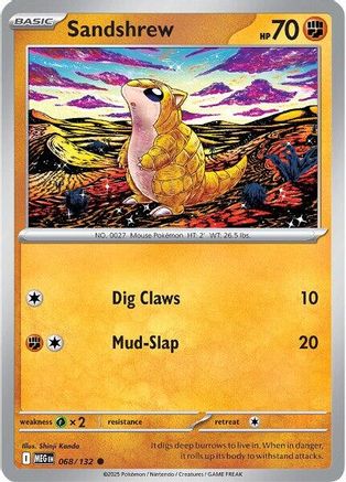 Sandshrew 068 - Common